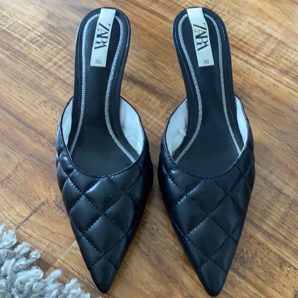 Zara guilted open back